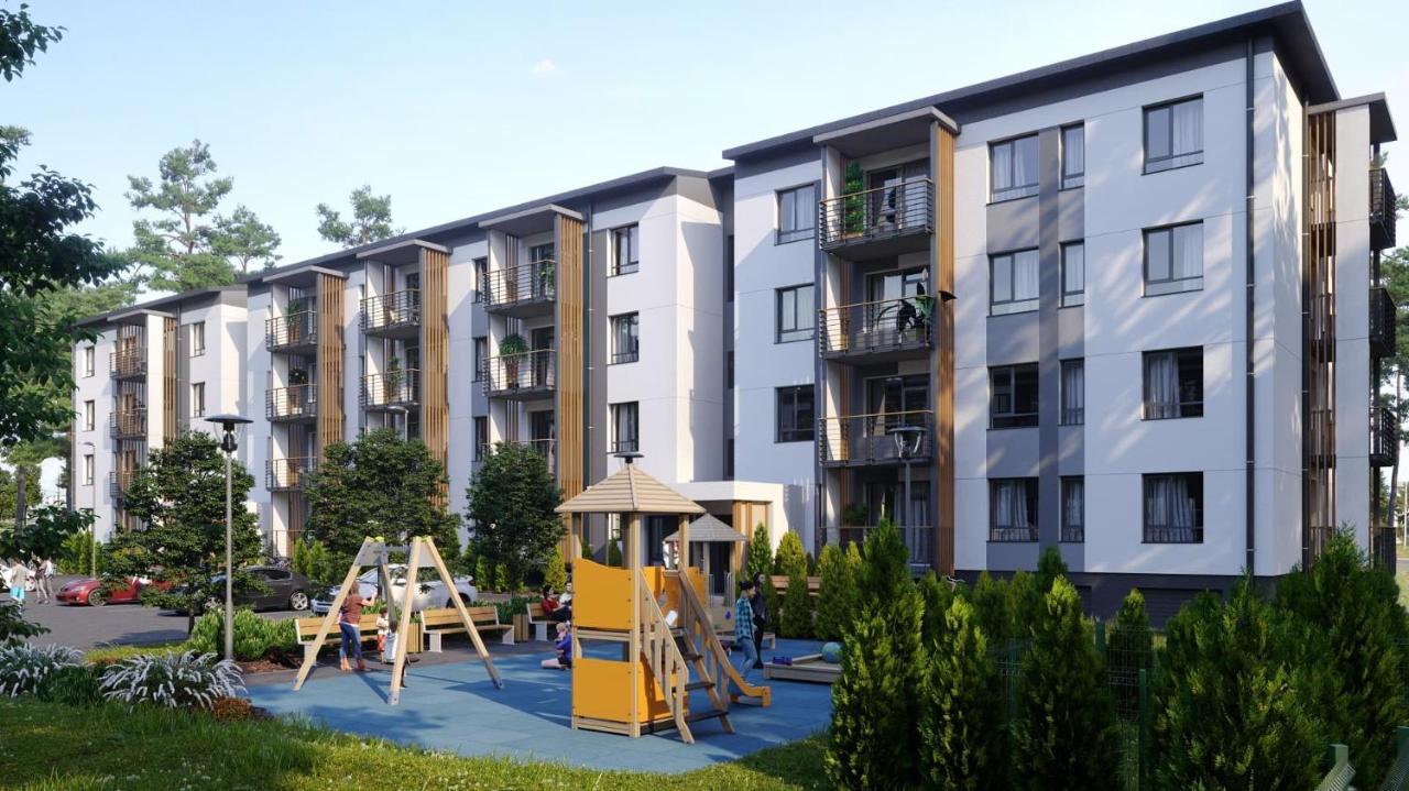 ريغا Cozy 2-Bedrooms Apartment In A New Complex Near The Airport And The Center المظهر الخارجي الصورة